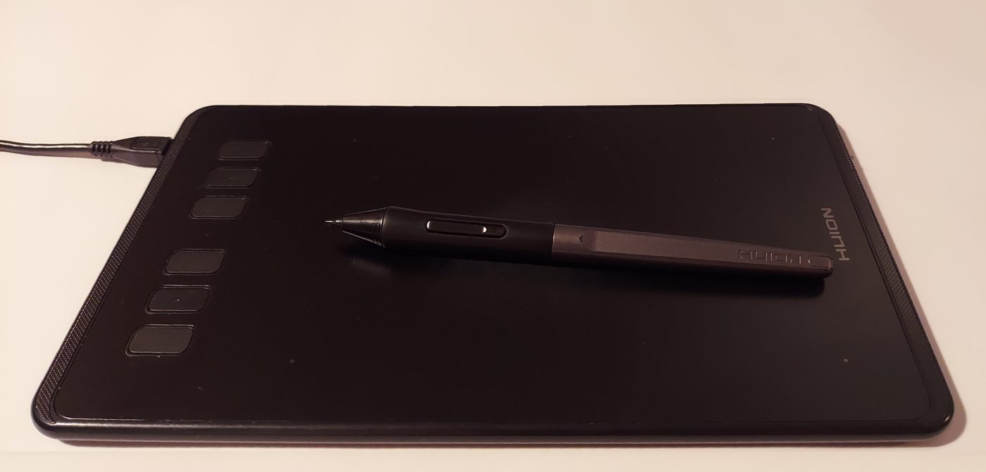 Digital tablet with stylus