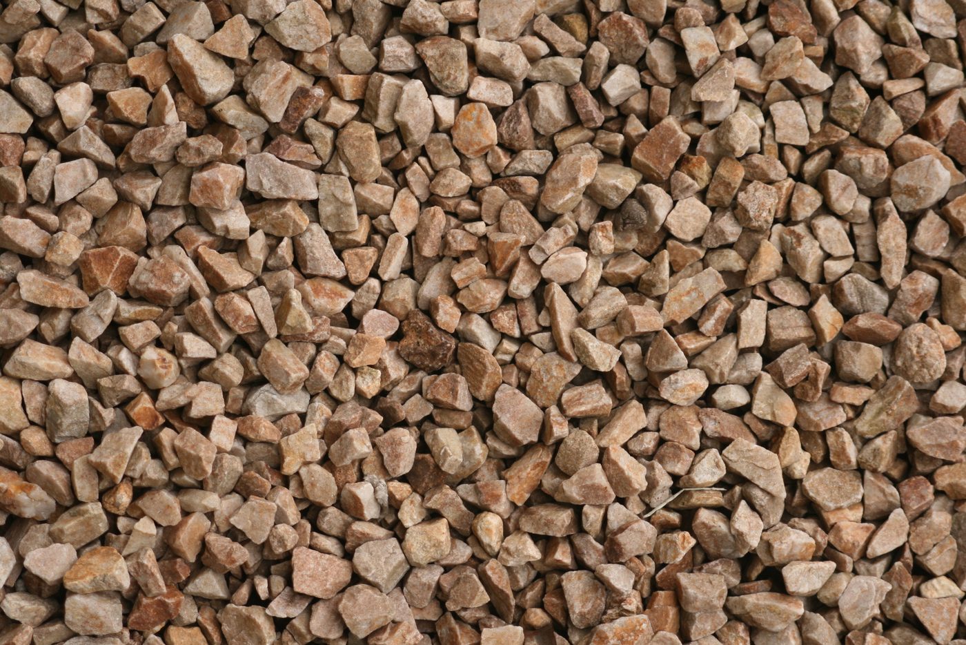Close-up of construction gravel stones