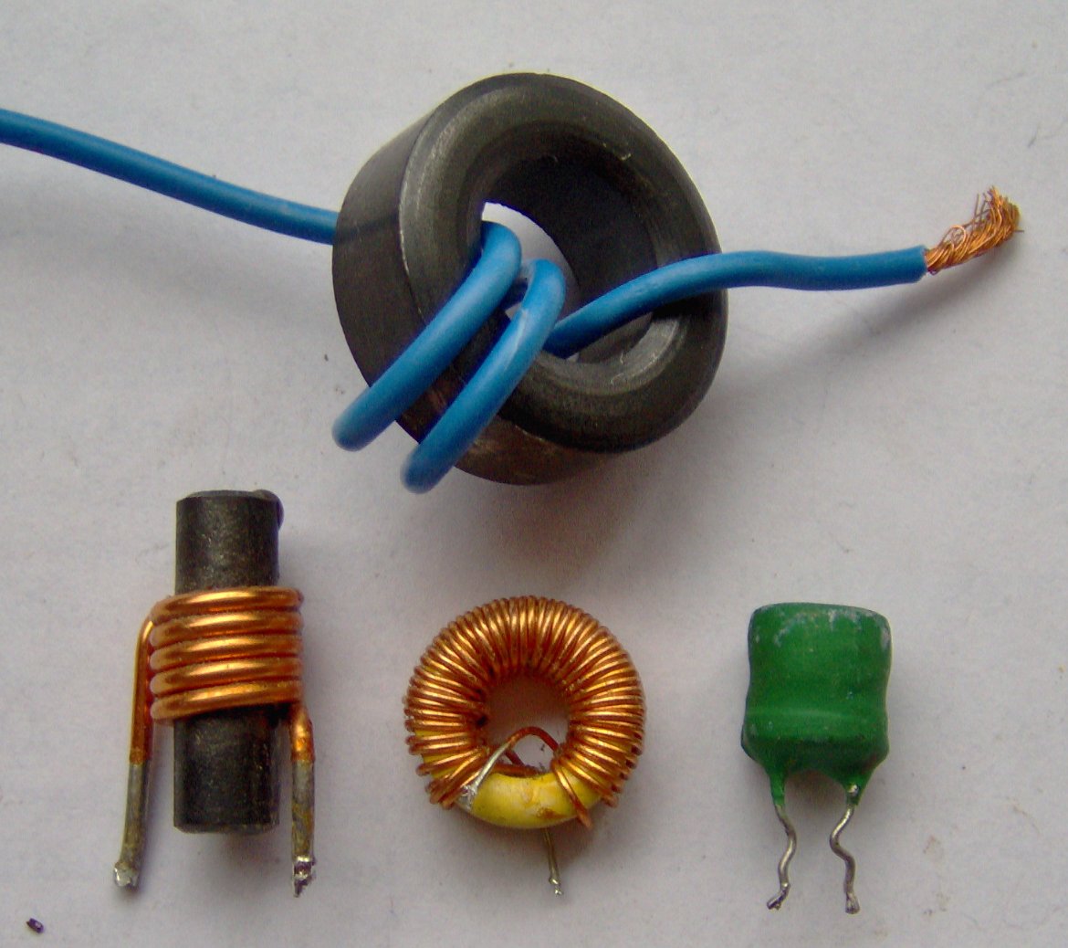 Various types of inductors